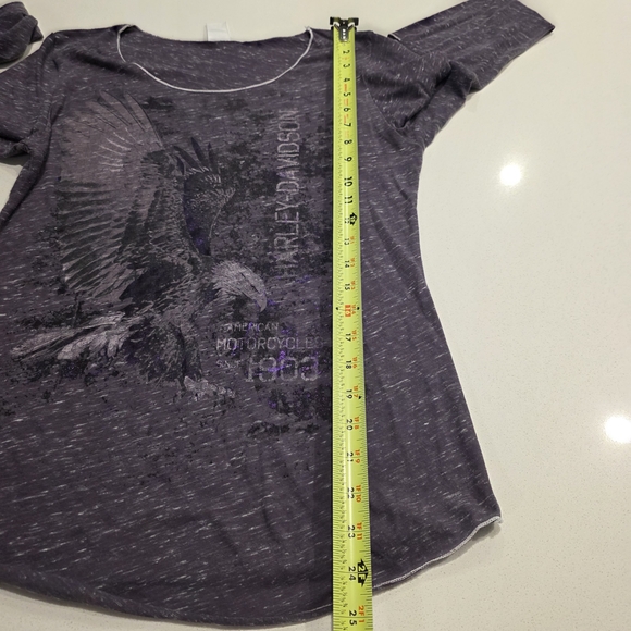 Harley-Davidson Purple Women's Top Y2k Eagles Nest Playa Del Carmen - Picture 10 of 10